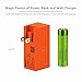VOJO Portable Phone Charger 3350mah Magic Power Bank with Wall Outlet, ONEMINI External Battery Pack [Orange]