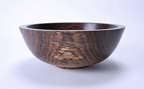 Spalted Wild Black Walnut Wooden Bowl #1417