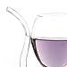 LOHOME 2 Pack Creative Vampire Filter Red Wine Glass, Clear Juice Cup, Goblet With Drinking Tube Straw High Gorosilicate Glass Wine Decanter (300ml/10oz) (2)