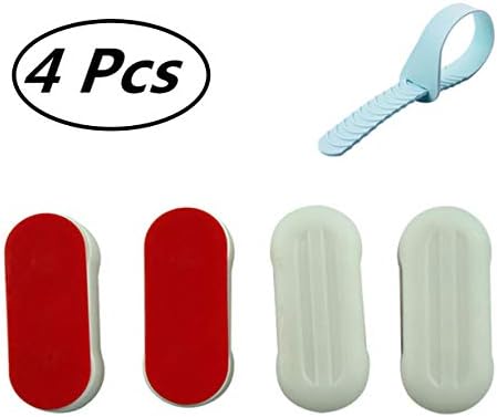 TWEET 4 Pieces Toilet Seat Bumper and 1 Pieces Toilet Seat Lifter,Bidet Toilet Seat,For Home and Hotel Replacement Strong Adhesive Safety Bumper