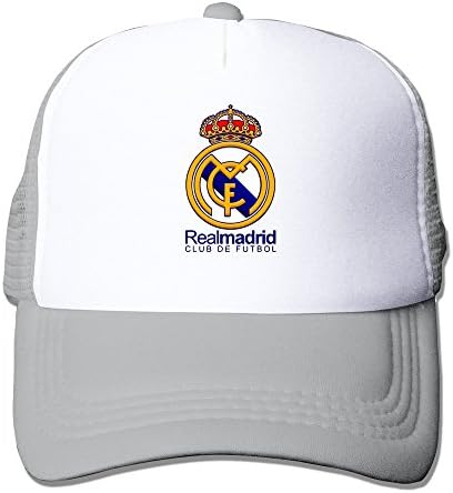 GGTAI Custom Real Madrid Club De F¨²tbol Mesh Hat Ash