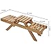 MyGift 3-Tier Beige Bamboo Plant Display Stand, Desktop Shelf Rackthumb 4