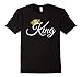 Mens King and Queen Shirts Matching Couple Outfits Medium Black