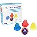 Freegrace Hand Grip Strengthening Stress Relief Squeeze Balls/Squishy Ball Bundle - Hand Exercise & Therapy Set - Great for Adults & Elders - Physical Rehabilitation (3 Eggs + 3 Rings + 1 Ball)