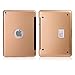 BORIYUAN iPad Mini 4 Keyboard Case, Bluetooth Wireless Keyboard Folio Flip Smart Cover for Apple iPad Mini 4 2015 Release with Folding Stand and Auto Sleep/Wake Function, Gold