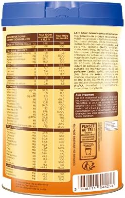 Lemiel Lait 1er Age En Poudre De 0 A 6 Mois 800g Fabrique En France Sans Huile De Palme Amazon Fr Epicerie