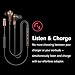 Pioneer Rayz Plus Smart Noise Cancellation Headphones In Ear Earbuds - iPhone Compatible - Lightning - Listen & Charge (Bronze)