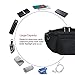 NZII Sports Fanny Pack for Men Women, Outdoor Waist Pack Bag with 6 Zipper Pockets, Super Capacity Bum Bag with Adjustable Belt for Traveling Hiking Cycling Workout Casual