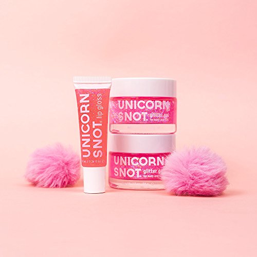 Unicorn Snot Glitter Gel for Face, Body and Hair, 45ml Pink (Vegan & Cruelty-Free) Beauty & Personal Care, Makeup, Body, Body Glitter