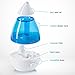 Pro Breeze Ultrasonic Cool Mist Humidifier, 1 Gallon - Works for up to 40 Hours, Whisper-Quiet, Automatic Shut-Off, and Night Light Function