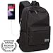 Backpack, Travel Water Resistant School Backpacks Canvas College Student Book Bag, Laptop Backpack with USB Charging Port for Women Men Fits 15.6