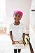 Grace Eleyae Kids Slap Satin Lined Cap [Large, Fuchsia Pink]