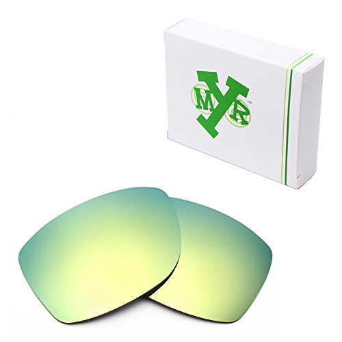 MRY Polarized Replacement Lenses for Oakley Jupiter Squared Sunglasses (Standard, 24K Gold)