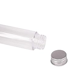 15 Pack 100ml Clear Plastic Test Tubes with Screw