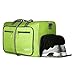 G4Free 60L Large Travel Duffel Bag Lightweight Foldable Sports Duffels Travel Duffels Luggage Handbag for Men Women(Green)