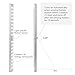 1byone Wireless Motion Sensor LED Light, Rechargeable Portable 36 LEDs Night Light Bar with Magnetic Strip Lighting for Closet, Cabinet, Bedroom, Washroom, Hallway, Wardrobe, Bookcase