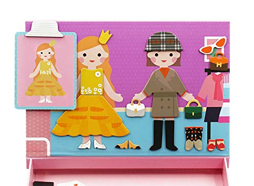 Love&Mini Educational Magnetic Jigsaw Puzzles for Kids Toys - Early Learning Gift with Drawing Easel Board for Boy Girl Preschool Toddler Ages 3 up