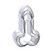 XYBAGS 4pcs Fun Shaped Cookie Cutters, Stainless Steel Naughty Bachelorette Party Gag Gift, Assorted Sizes