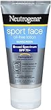 Neutrogena Sport Face Sunscreen Lotion SPF 70+, 2.5 fl. oz. (Pack of 2)