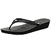 Havaianas Women's High Light Flip Flop Sandal, Black, 9-10 M US