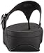 FitFlop Women's The Skinny Flip Flop, All Black, 9 M US