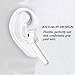 Hukado 4 Pairs Ear Hooks Covers Accessories Compatible with Apple AirPods, Apple EarPods Headphones, Silicone Anti-Slip Eartips Fit AirPods Earphones/Earbuds – Whitethumb 3