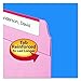 Smead File Folder, Reinforced 1/3-Cut Tab, Legal Size, Pink, 100 per Box (17634)