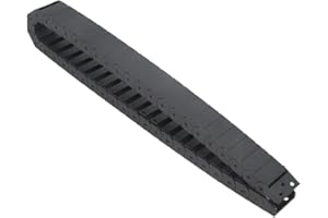 Yeebyee 1Meter/39.4Inch Drag Chain Cable Carrier 15x40mm Inside Type R28 Cable Chain Wire for 3D Printer and CNC Machines Comes with a Pair End Connectors,1pcs Screwdriver Tool