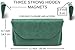 BJÖRN HALL Stethoscope Case Littmann Classic III & Master | Leather Carry Bag | Nursing Student Essentials & School | Medical Pediatric Veterinary Gifts for Nurses | Fits in Tote Bags | Green Emerald