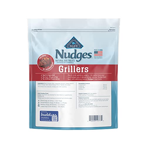 Blue Buffalo Nudges Grillers Natural Dog Treats Pricepulse
