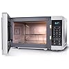 SHARP YC-MG02U-S 800W Digital Touch Control Microwave with 20 L Capacity, 1000W Grill & Defrost Function – Silver