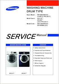 Samsung WF419AAW/XAA and many more models service manual: Samsung