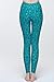 Cokar Green Swimwear Ladies Full Length Swim Leggings Swimming Tights, Dark green, Asian XL = US L