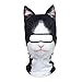 AXBXCX 3D Animal Ears Balaclava Winter Warmer Face Mask for Skiing Snowboarding Snowmobile Halloween Christmas Tuxedo Cat