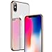 iPhone Xs/X Case, RANVOO Ultra Slim Thin Clear Case with Premium Flexible Chrome Bumper and Transparent TPU Back Plate Protective Cover for iPhone Xs/X, Gold