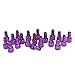 Milton 761VC-20 ColorFit HighFlowPRO Plugs, V-style Purple, 1/4