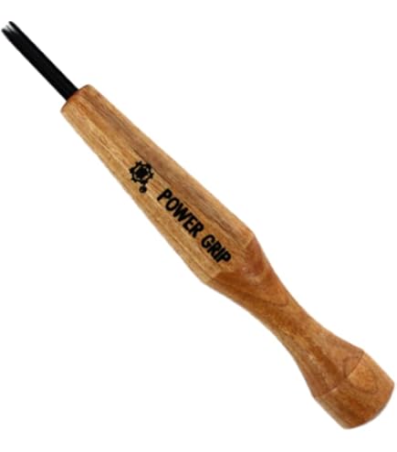 Miki Sho Power Grip Chisel Triangular 0.12 inch (3.0 mm) - Wood