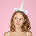 xo, Fetti Unicorn Horn Headband - Child + Adult | Halloween Costume, Birthday Party Decoration Girl
