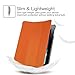 Fintie Slimshell Case for iPad 2 3 4 (Old Model) - Lightweight Tri-Fold Smart Stand Cover Protector Supports Auto Wake/Sleep for iPad 4th Generation with Retina Display, iPad 3 & iPad 2, Orange