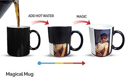 D&Y Color Changing Magic Photo Mug - Personalized with Photo