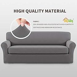 Easy-Going 2 Pieces Microfiber Stretch Sofa