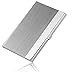 JuneLsy Professional Business Card Holder, Stainless Steel Card Case Slim and Lightweight Design for Men and Women(L-A1)