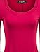 Made By Johnny WT753 Womens Long Sleeve Handkerchief Tunic XL Coral