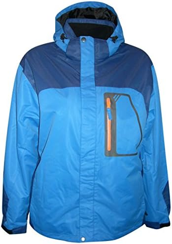 Pulse/Iceburg Mens 3in1 Ski Jacket Coat S-XL (Medium, Blue/Navy/orange)