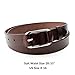 Whippy Fashion Genuine Leather Belt for Women Designer Waist Belt with Golden Buckle