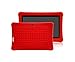 Turpro Kids' Tough Silicone Anti-slip Shockproof Defender Armor Cover Case for Chromo Inc 7 inch, Alldaymall A88X, Dragon Touch Y88X Plus/Y88X, VURU A33, NPOLE 7 Inch Tablet, iRulu 7 inch Tablet (Red)