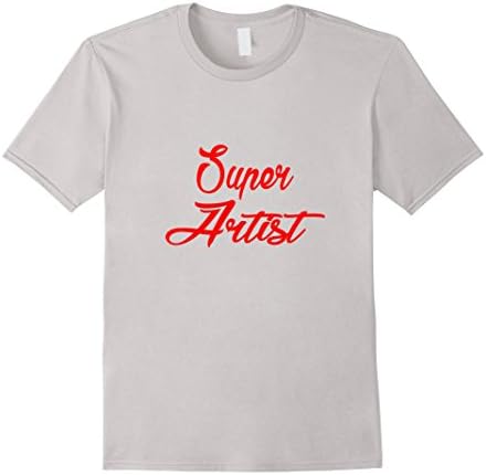 Men's Super Artist T- Shist XL Silver