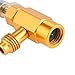 Aupoko R134A Dispenser Valve AC Refrigerant Bottle Opener, R134A Can Tap with 1/2’’ Acme Male and 1/2’’ Female Thread, Fits for Automotive Air Conditioning Charging