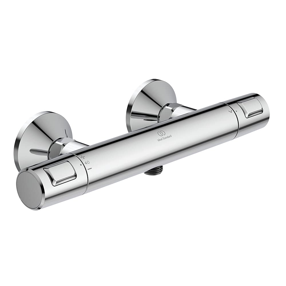 Ideal Standard Ceratherm T25 Thermostatic Shower Mixer Valve, Chrome, A7202AA