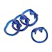 ACSUSS Men's Medical Grade Resin Birdcage Enhancer C-Strap Briefs Gay Underwear Blue One Size